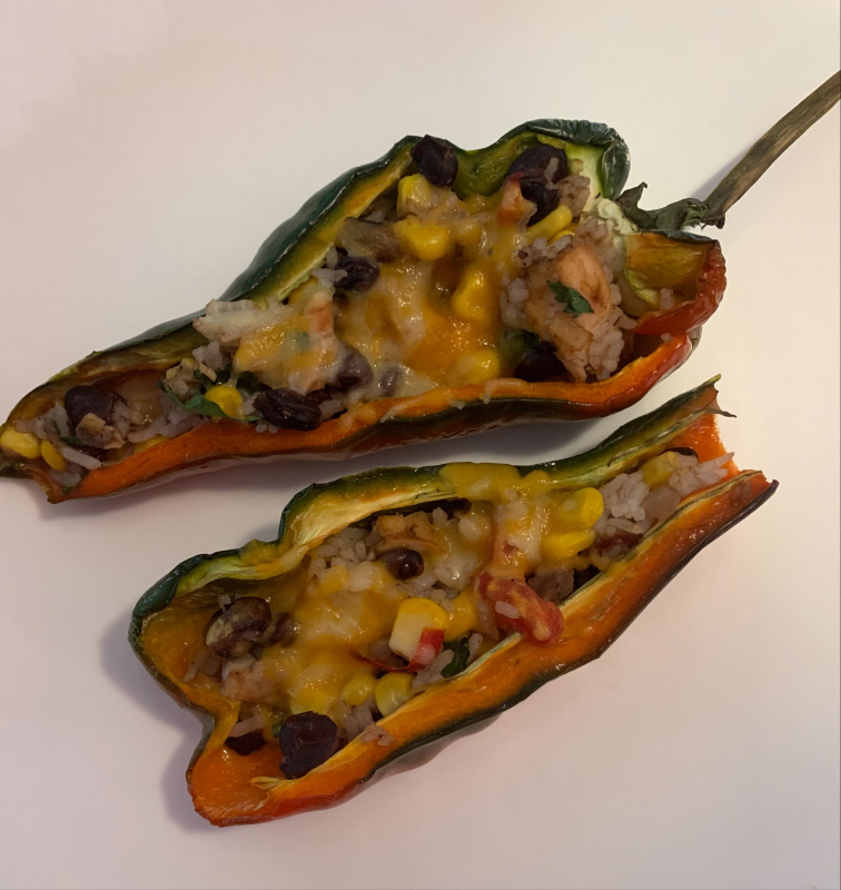 Stuffed Poblano Peppers