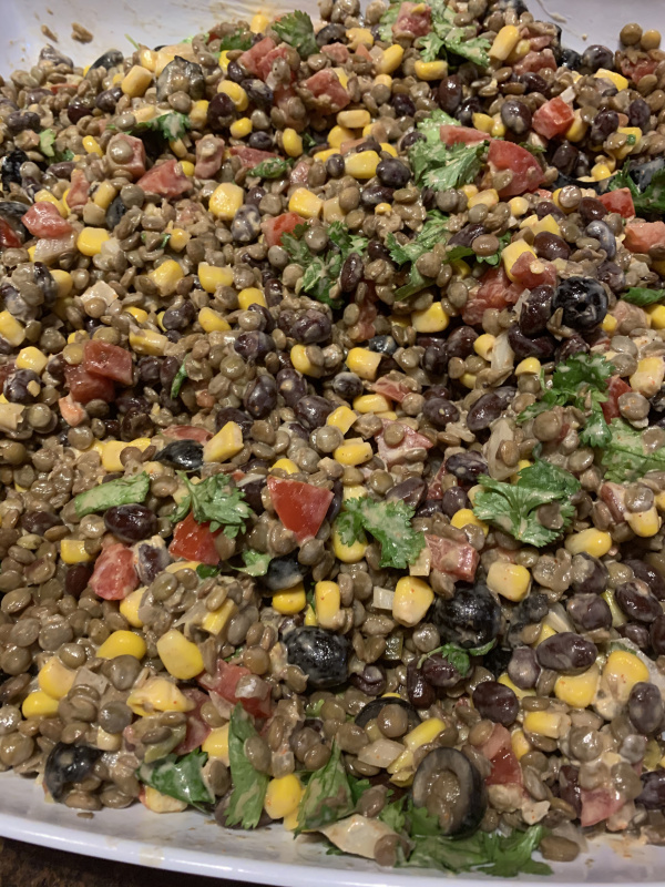 Southwestern Lentil Salad